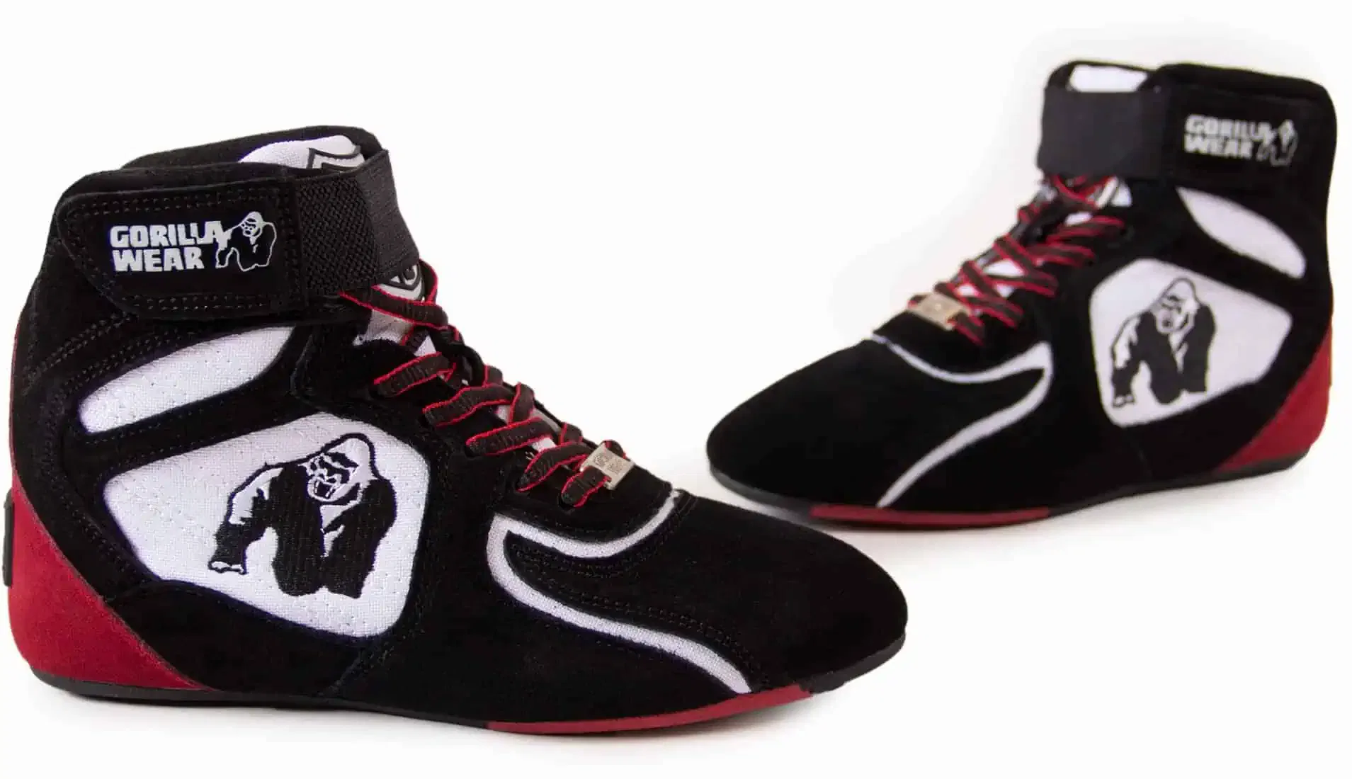 Chicago High Tops - Black/White/Red - Image 2