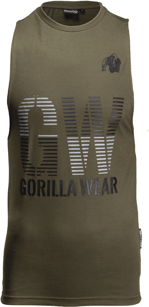 Dakota Sleeveless T-Shirt - Army Green