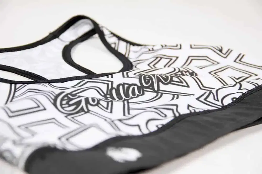 Pueblo Sport Bra - Black/White - Image 3