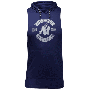 Lawrence Hooded Tank Top - Navy Blue