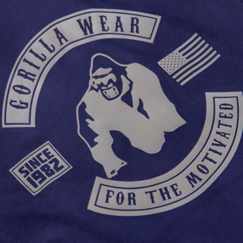 Lawrence Hooded Tank Top - Navy Blue - Image 6