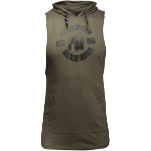 Lawrence Hooded Tank Top - Army Green