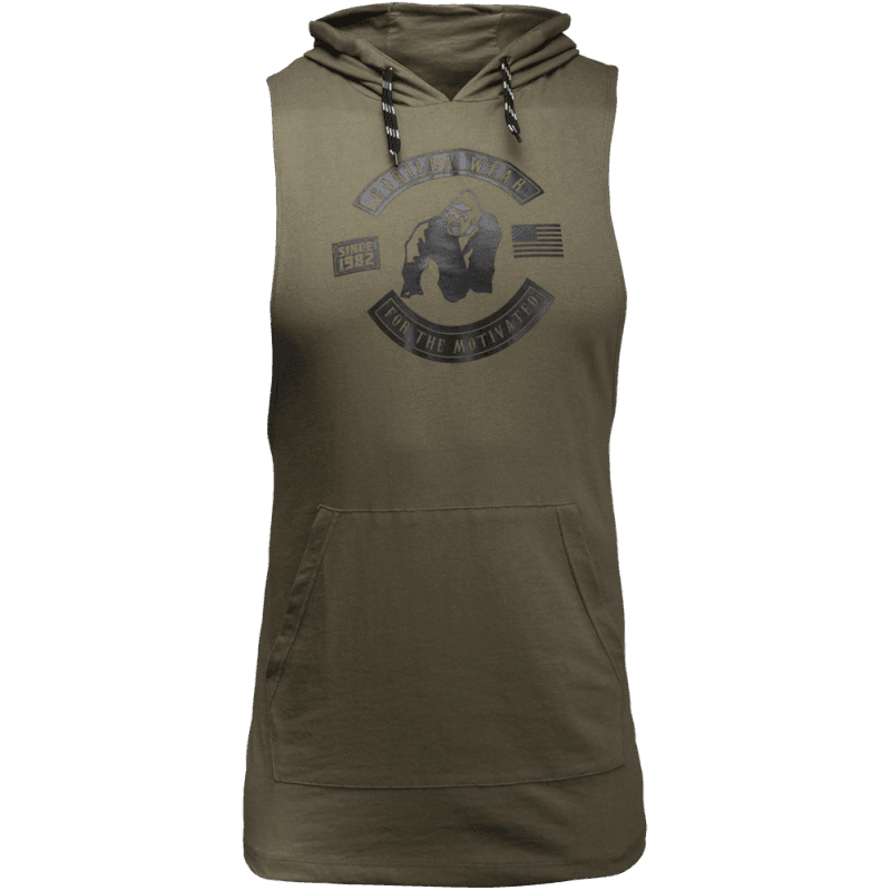 Lawrence Hooded Tank Top - Army Green