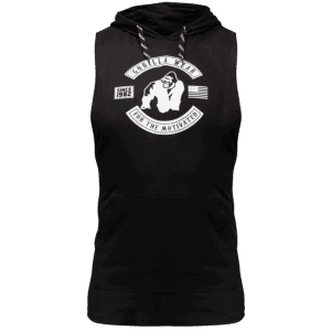 Lawrence Hooded Tank Top - Black