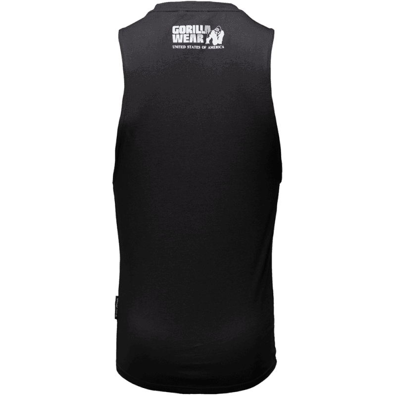 Dakota Sleeveless T-Shirt - Black - Image 2