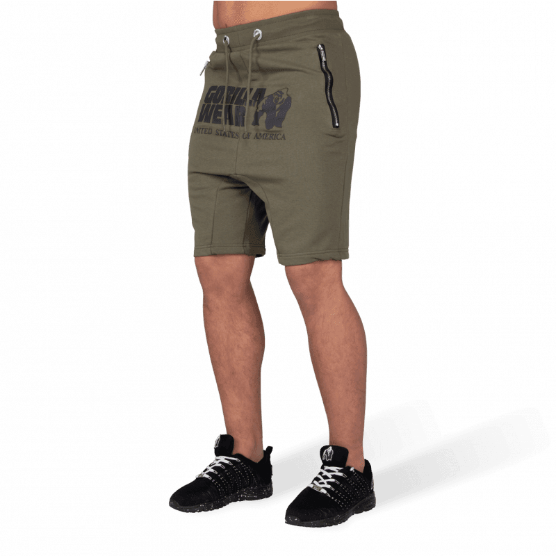 Alabama Drop Crotch Shorts - Army Green - Image 3