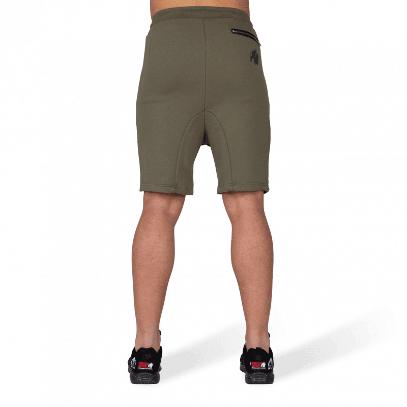 Alabama Drop Crotch Shorts - Army Green - Image 2