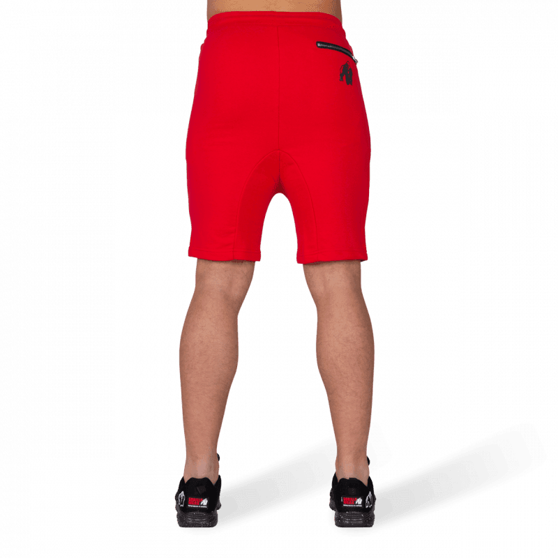 Alabama Drop Crotch Shorts - Red - Image 2