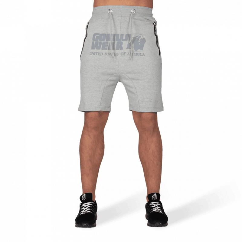 Alabama Drop Crotch Shorts - Grey