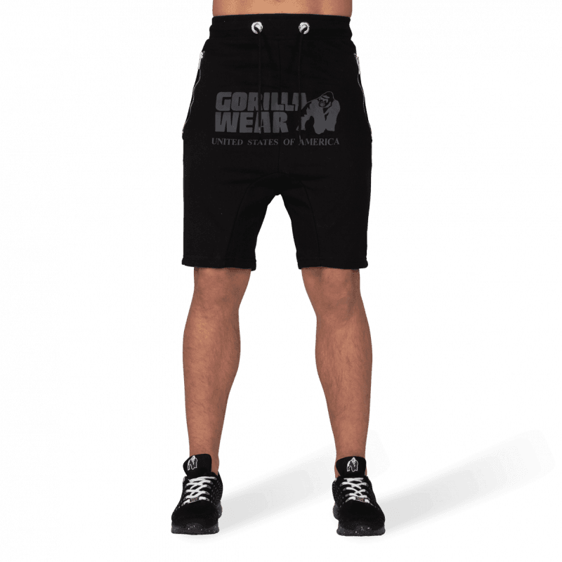 Alabama Drop Crotch Shorts - Black