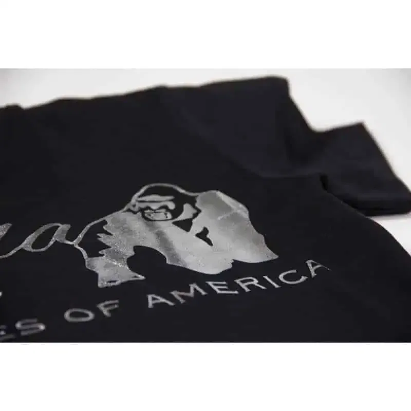 Luka T-shirt - Black/Silver - Image 3