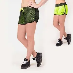 Madison Reversible Shorts - Black/Neon Lime