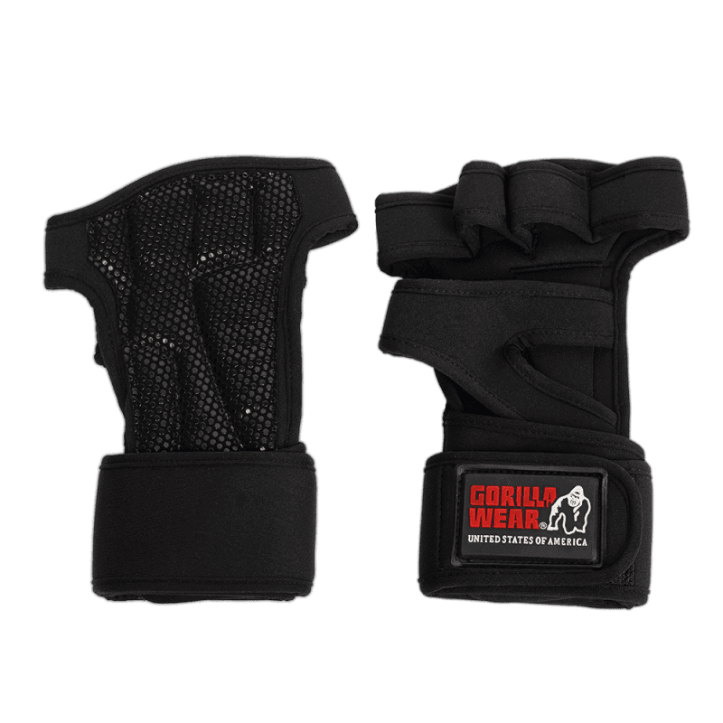 Yuma Weightlifting Workout Gloves - Black - Image 8