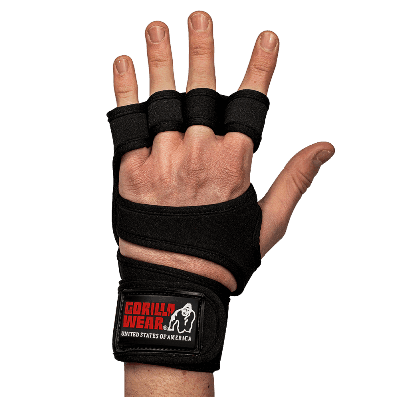 Yuma Weightlifting Workout Gloves - Black - Image 10