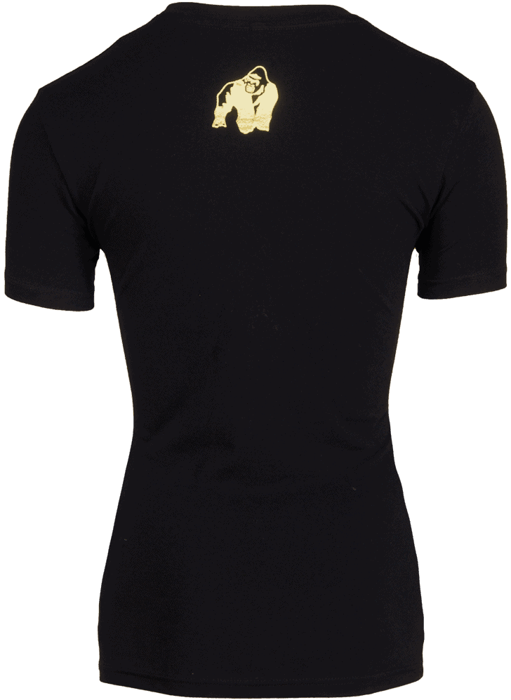 Luka T-shirt - Black/Gold - Image 2