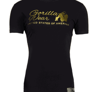 Luka T-shirt - Black/Gold