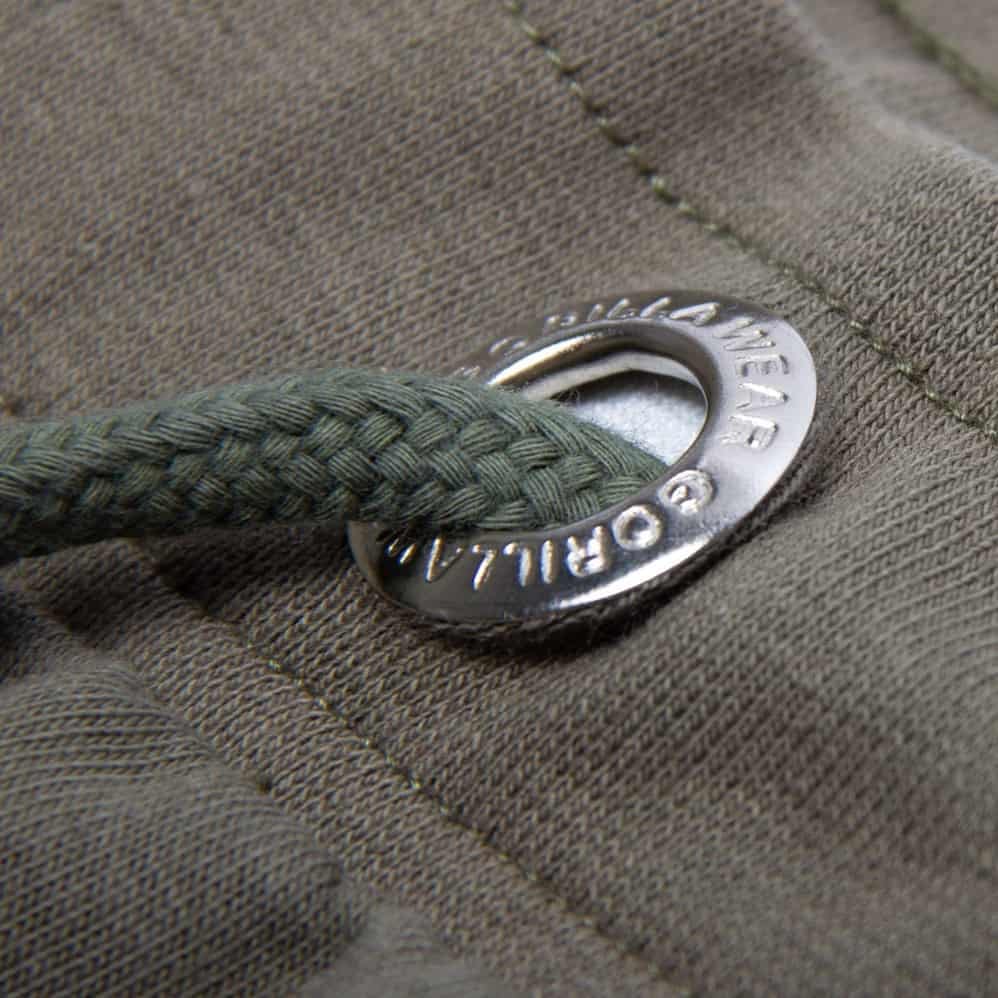 Alabama Drop Crotch Shorts - Army Green - Image 5