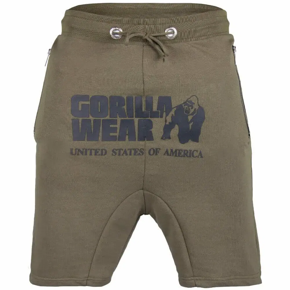 Alabama Drop Crotch Shorts - Army Green - Image 6
