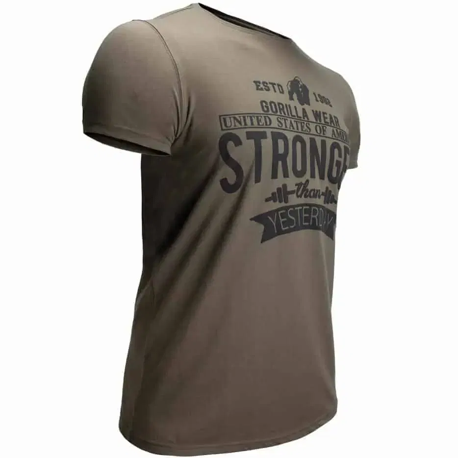 Hobbs T-shirt - Army Green - Image 3