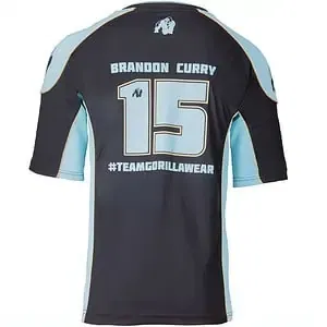 Alternative view of Athlete Shirt 2.0 Brandon Curry - Black / Light Blue