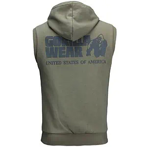 Alternative view of Springfield Zipped Hoodie - Army Green