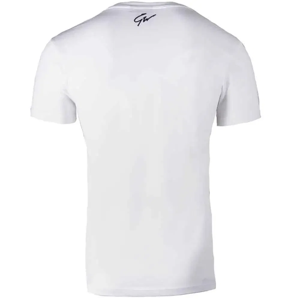 Chester T-shirt - White/Black - Image 2