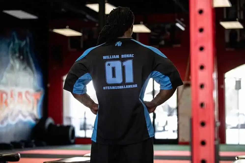 Athlete T-shirt 2.0 - William Bonac - Navy/Black - Image 5