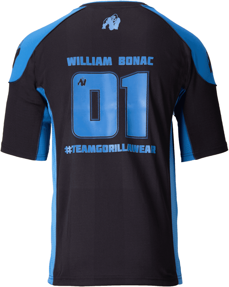 Athlete T-shirt 2.0 - William Bonac - Navy/Black - Image 2