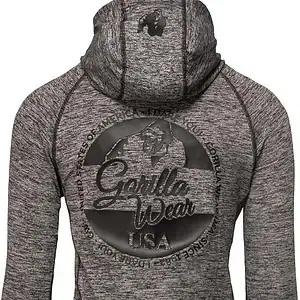 Alternative view of Shawnee Zipped Hoodie - Mixed Grey