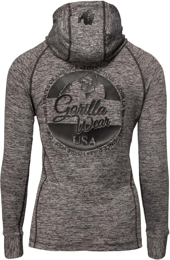 Shawnee Zipped Hoodie - Mixed Grey - Image 2