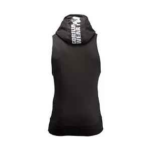Alternative view of Manti Sleeveless Hoodie - Black