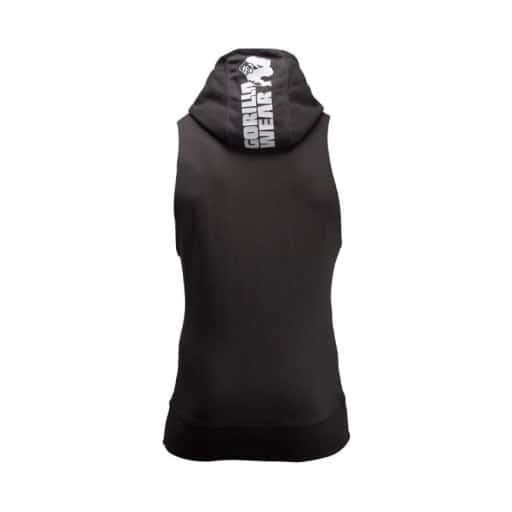 Manti Sleeveless Hoodie - Black - Image 2