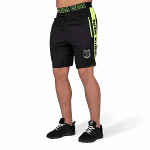 Shelby Shorts - Black/Neon Lime
