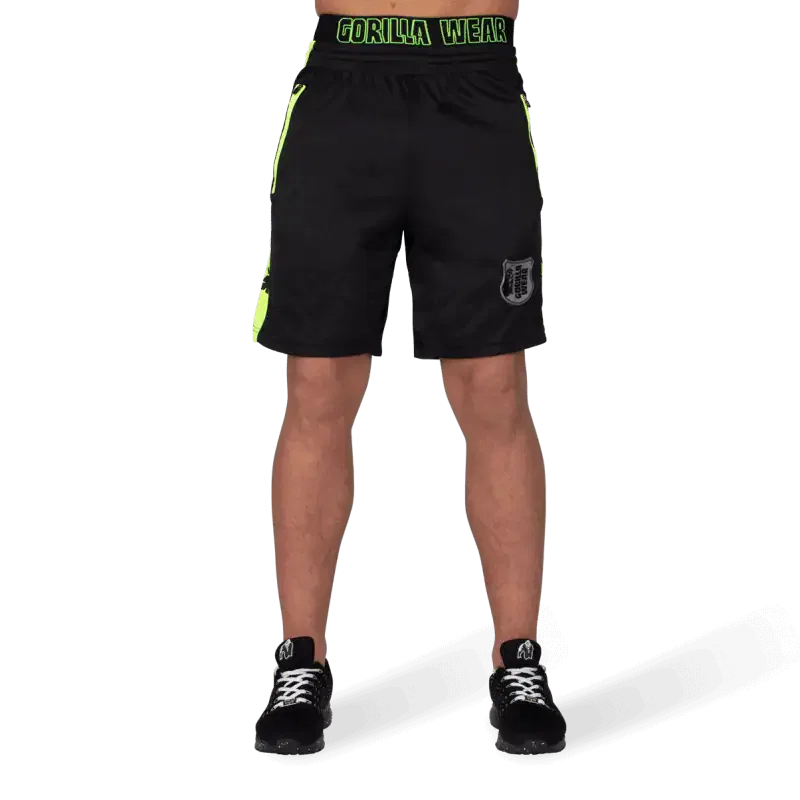 Shelby Shorts - Black/Neon Lime - Image 3