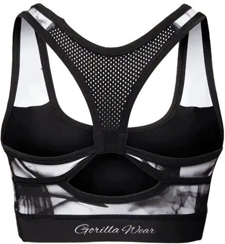 Phoenix Sports Bra - Black/White - Image 2
