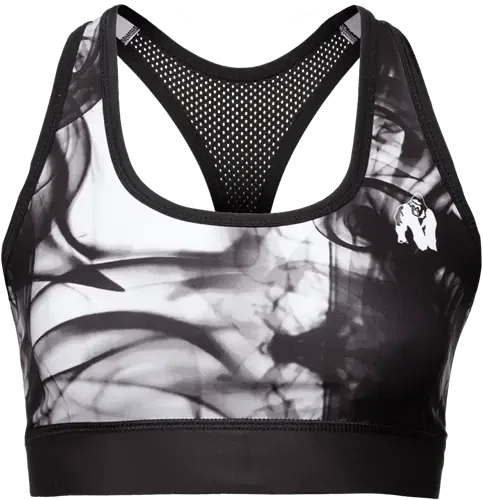 Phoenix Sports Bra - Black/White