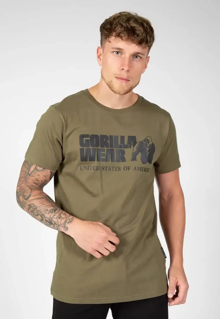 Gorilla Wear Classic T-shirt - Army Green - Image 2