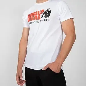 Alternative view of Gorilla Wear Classic T-shirt - White