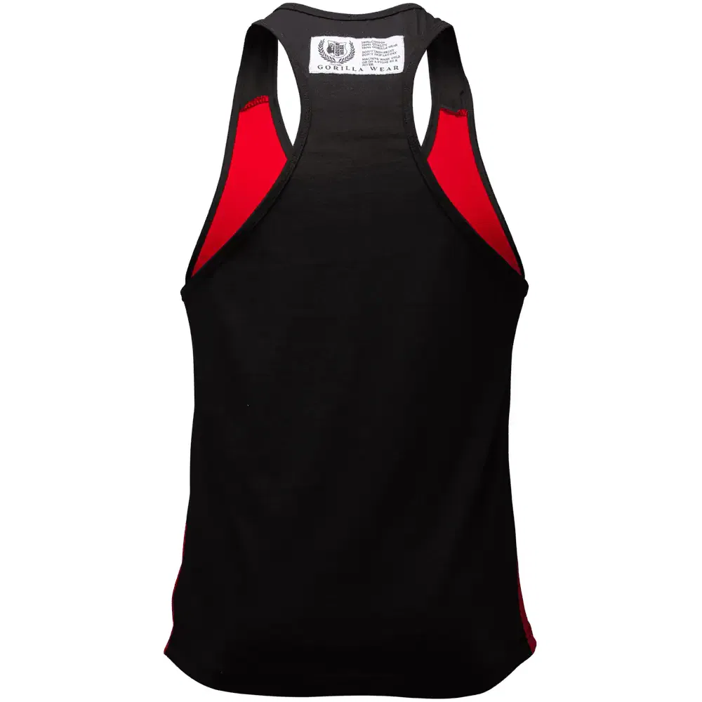 Roswell Tank Top - Red/Black - Image 2