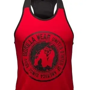 Roswell Tank Top - Red/Black