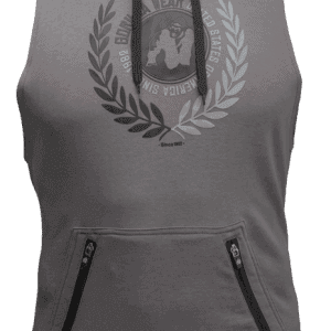 Manti Sleeveless Hoodie - Grey