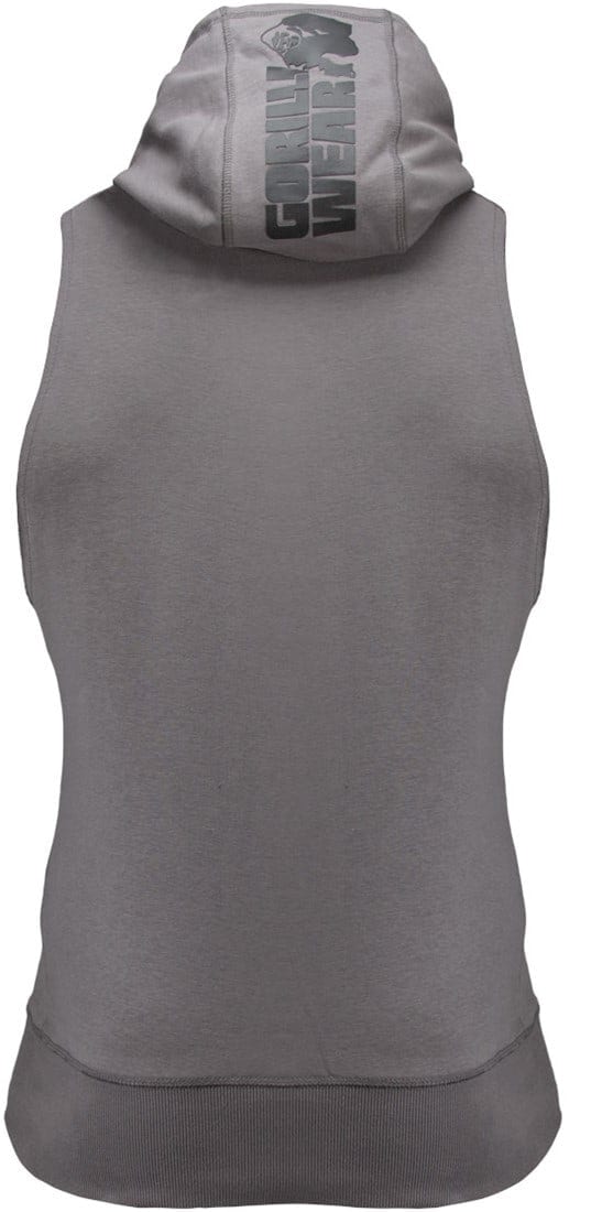 Manti Sleeveless Hoodie - Grey - Image 2