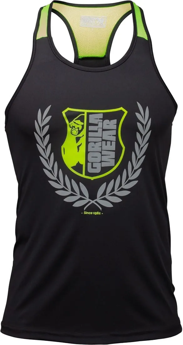 Lexington Tank Top - Black/Neon Lime