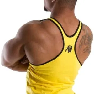 Alternative view of Logo Stringer Tank Top-Yellow