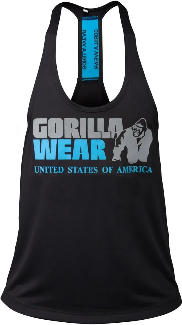 Nashville Tank Top - Black/Light Blue