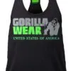 Nashville Tank Top - Black/Neon Lime