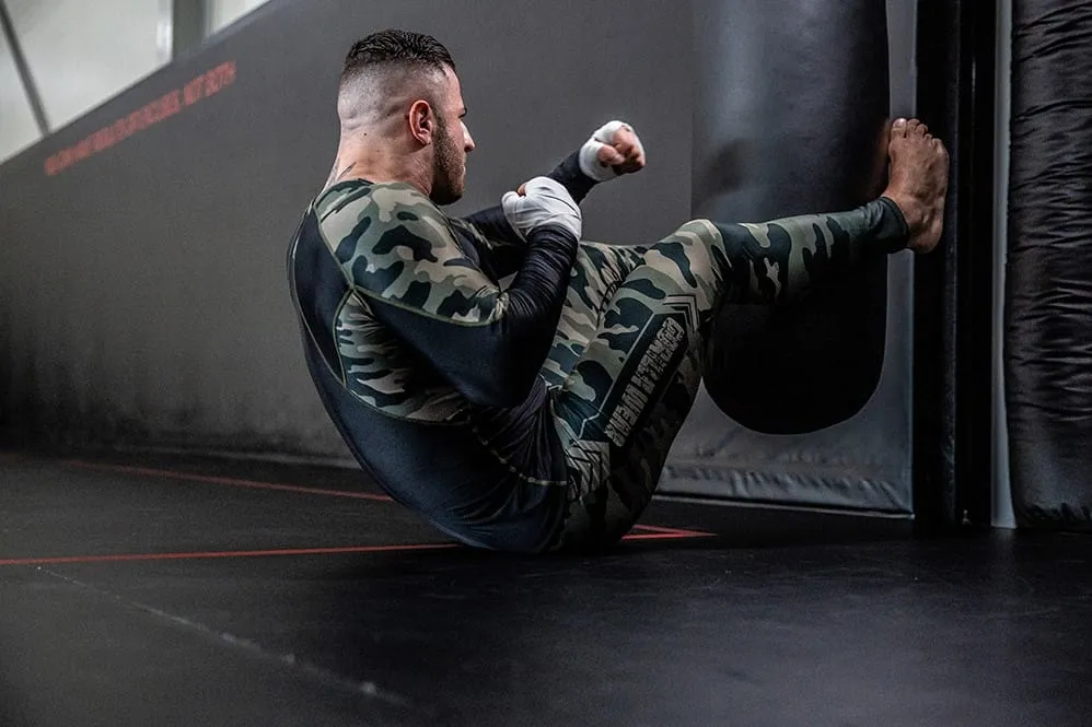 Franklin Men's Tights - Black/Gray Camo - Image 7