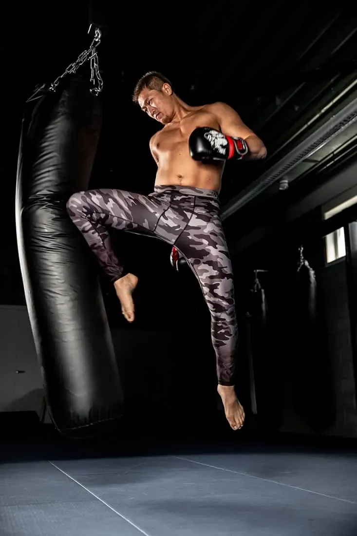 Franklin Men's Tights - Black/Gray Camo - Image 6