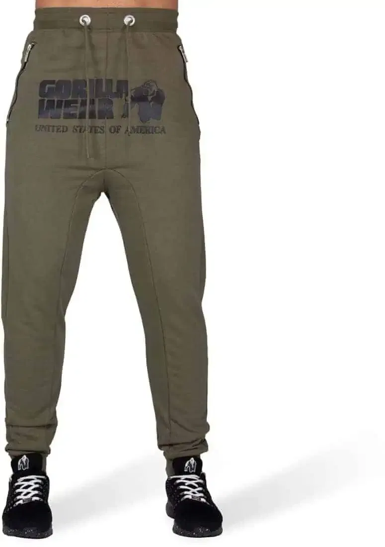 Alabama Drop Crotch Joggers - Army Green - Image 2