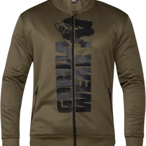 Ballinger Track Jacket - Army Green/Black